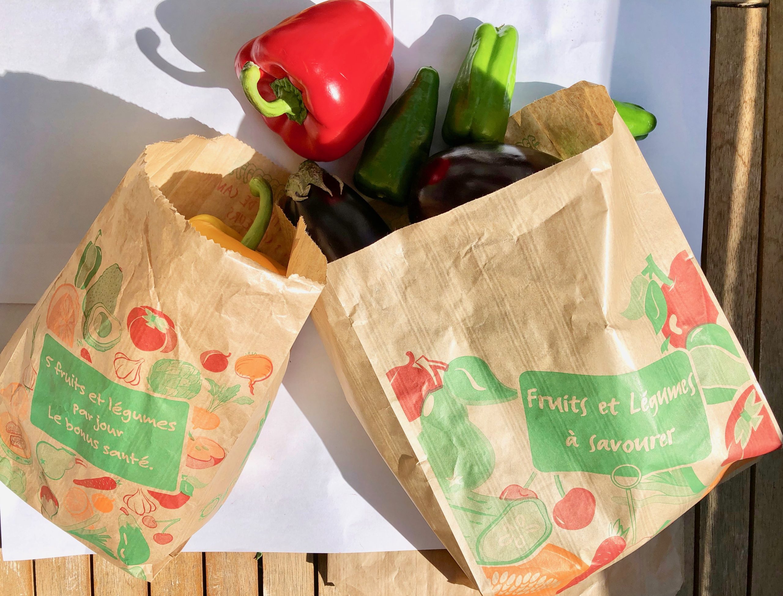 カタログギフトも！ 野菜や果物 マルシェ袋・フランス直輸入品 ラッピングに 合計25枚 Bセット 紙袋 - www.sustentec.com.br
